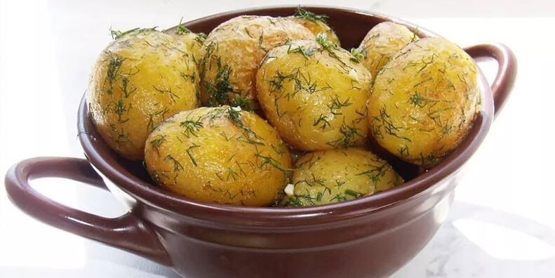 البطاطس المخبوزة بالأعشاب لإنقاص الوزن