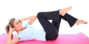 ممارسة من أجل فقدان الوزن من البطن والجانبين